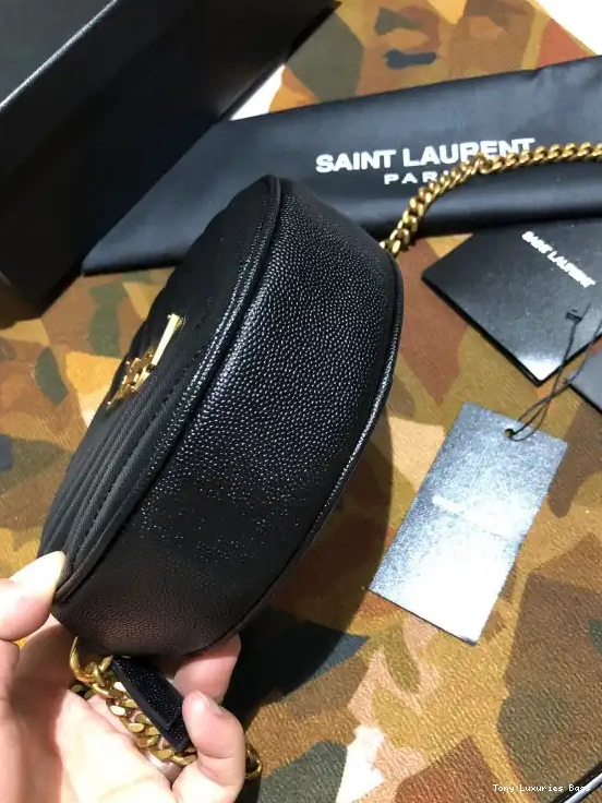 Tony Luxuries YSL CAMERA VINYLE ROUND BAG 0525